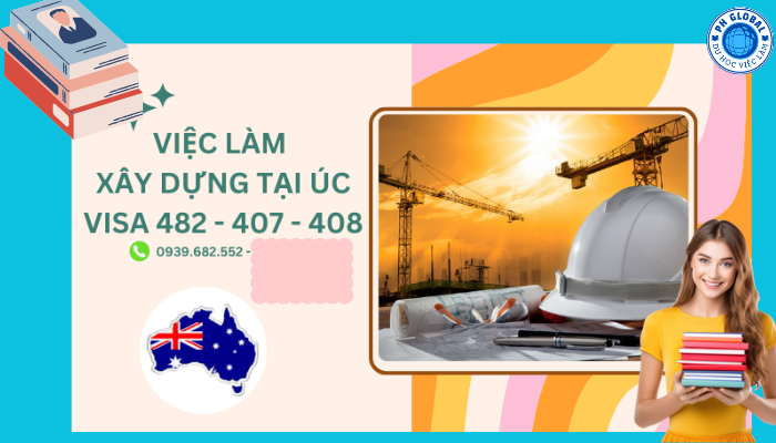 Việc làm xây dựng tại Úc lương bao nhiêu